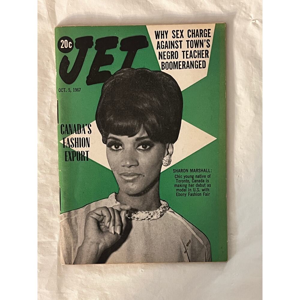 JET Magazine Oct 5 1967 Sharon Marshall Ebony Fashion Fair Fashion Rebellion - Picture 9 of 9